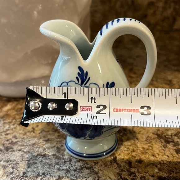 Delft | Accents | Mini Blue Delft Pitcher Vase Made In Holland Hand ...